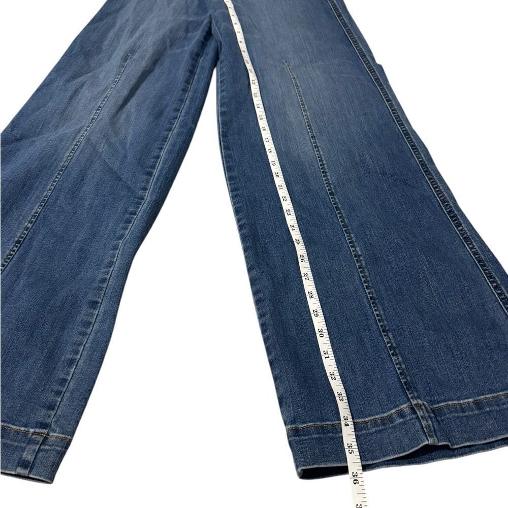 SPANX NWT Seamed Front Wide Leg Jeans Sz Medium - Picture 5 of 7